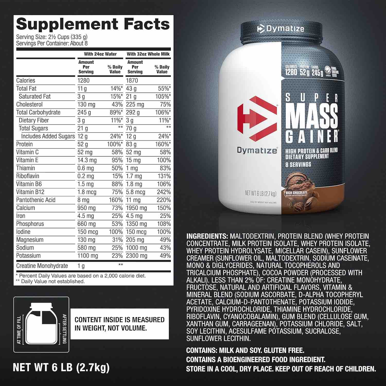 Super Mass Gainer – Dymatize (2.7kg)